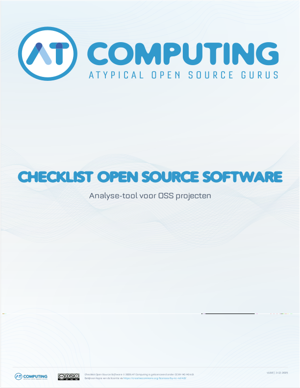 Checklist Open Source Software